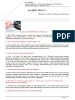 Diabetes Melitus: Page 1 / 3