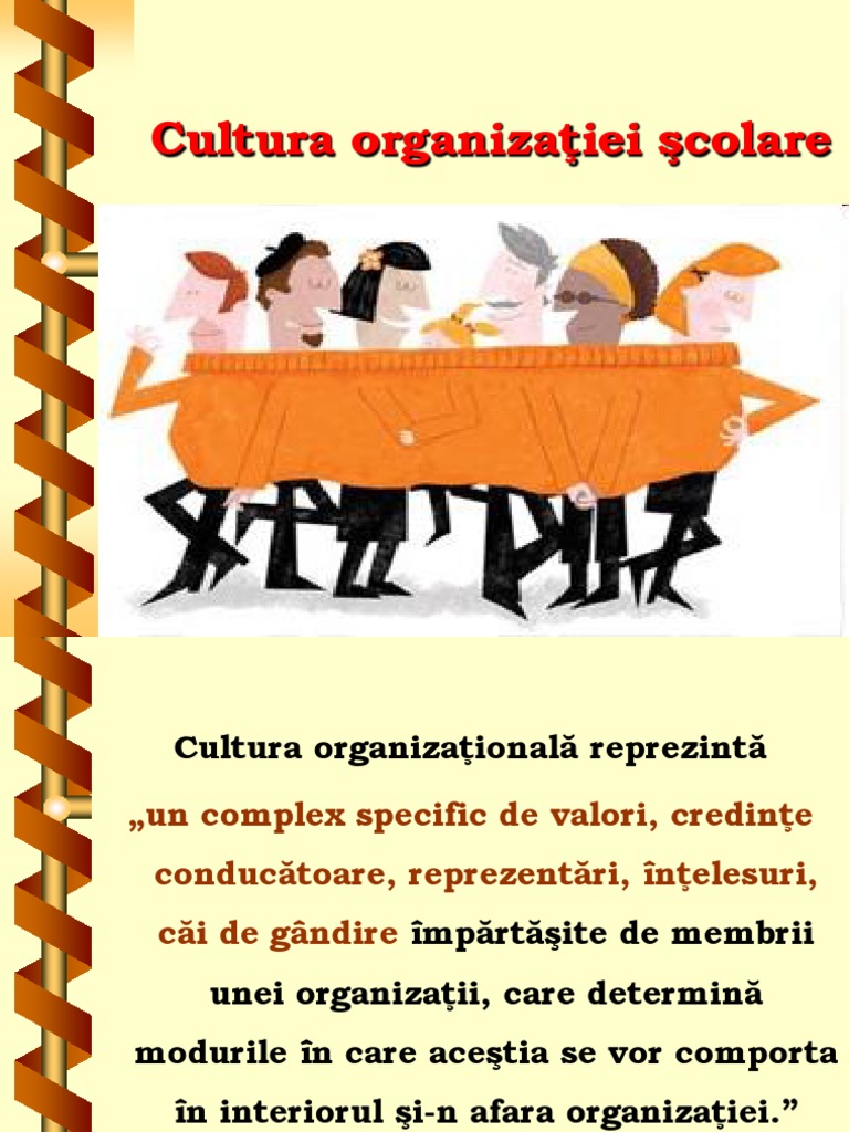 time table Sermon dictator Cultura Organizationala | PDF