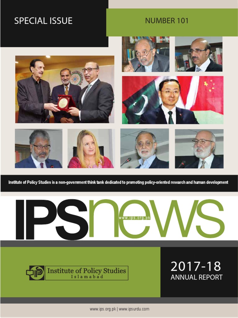 Special Issue of IPS News (No. 101) / Annual Report 2017-18 | PDF ...