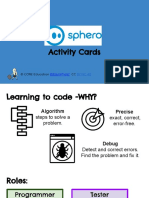 Sphero Activity Cards