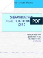 Observatoire National de La Filiere Riz Du Burkina Faso (Onriz)