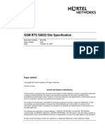 Bts 8020 Site Specification-06-9104