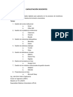 Temas de Capacitación Docentes Upla