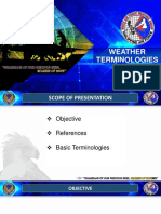 Weather Terminologies: Paf Unit/ Office Seal