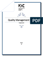 Quality Management for IT Assignment1