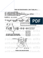 Calculo Tren de Engranes Sin Tablas