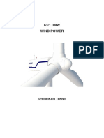 Spesifikasi Teknis Wind Turbine