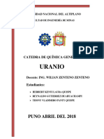 Monografia Del Uranio