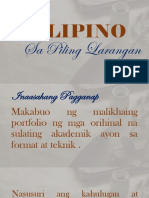 FILIPINO-II-LESSON-I Piling Larangan