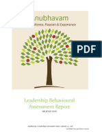 Assessment Report Sample-Anubhavam
