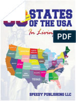 Fifty States of The USA in Living Color