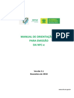 Manual de Orientação para Emissão Da NFCe - v3.1 - 06 - 12 - 2018
