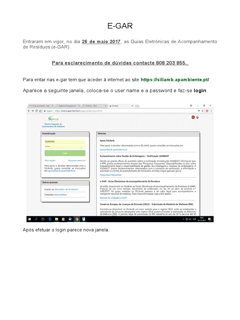 Como Preencher E-Gar | PDF