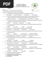 First Periodical Test in CHS 9