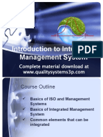 Introduction To Integrated Management System: Complete Material Download at