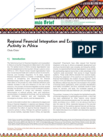 Africa Economic Brief: Regional Financial Integration and Economic Activity in Africa