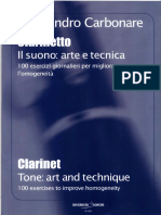 Alessandro Carbonare El Sonido Arte y Tecnica