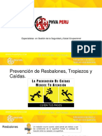 Prevencion de Resbalones Tropezones y Caidas PDF