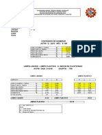 Hoja de Excel para Analisis Granulometrico