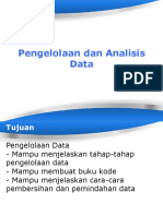 Pengelolaan Dan Analisis Data 15-10-2018