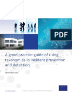 A good practice guide of usin taxonomies in incident prevention and detection