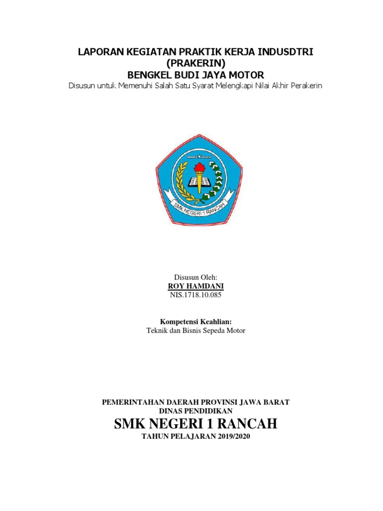 Contoh Laporan Prakerin