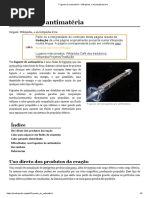 foguete de antimatéria