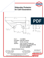 Sidecutter Protector For Cat® Excavators: Cat® & Caterpillar® Are Registered Trademarks of Caterpillar, Inc
