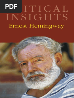 Critical Insights Hemingway Pdf Pdf Ernest Hemingway Austria Hungary