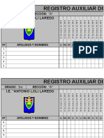 Registro de Asistencia Ebr i Semestre