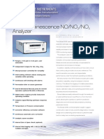 Chemiluminescence NO/NO /NO Analyzer: Model 200E