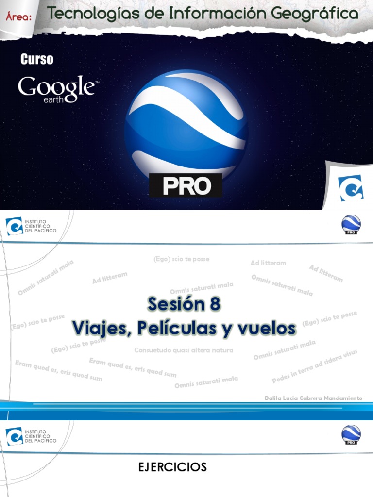 Ejercicios de Google Earth Pro | PDF | Microsoft Windows | Software