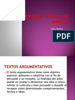 Texto Argumentativo