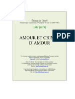 Amour Et Crimes Amour Pdf Pdf Arthur Schopenhauer Amour