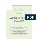 Amour Et Crimes Amour PDF