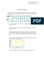 AP Stats Chapter 2 Homework Assignment