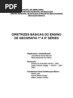 Diretrizes Geografia Municipio Uberlandia