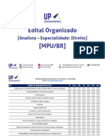 Edital Sistematizado - Concurso MPU Analista