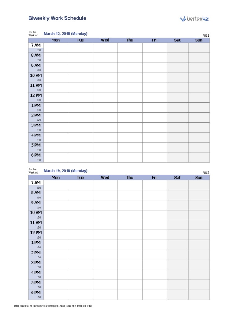 Biweekly Work Schedule | PDF | Property Law | Social Information Processing