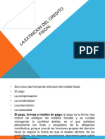 La Extincion Del Credito Fiscal