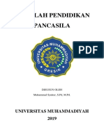 Makalah Pendidikan Pancasila Cover