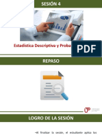 Estadística Descriptiva y Probabilidades Sesión 4