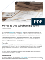 9 Free To Use Wireframing Tools - Interaction Design Foundation