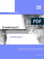 ITIL Foundation Course V1.0 Introduction To The IT Infrastructure Library
