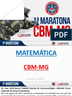 Josimar Padilha 1 Maratona CBM MG Matematica PDF