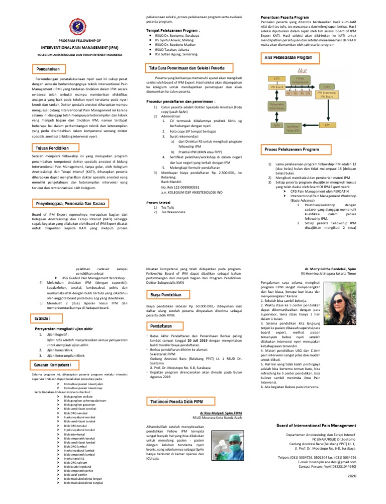 Leaflet Fellowship IPM 2020 FINAL | PDF