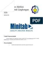 Installasi Dan Aktifasi Minitab PDF