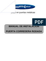 Manual de Instalacion Corredera Rodada PDF
