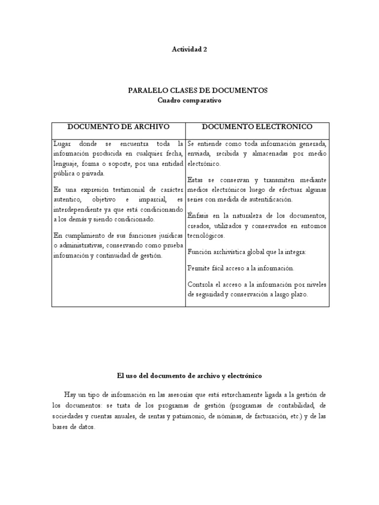 Actividad 2 Final | PDF | Archivo de computadora | Información