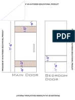 Main Door Bedroom Door: Produced by An Autodesk Educational Product